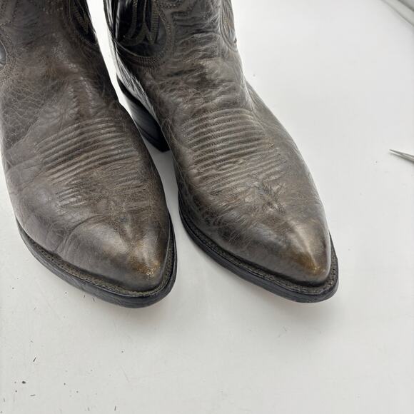 Vintage Tony Lama 6701 Black Label Boots Mens 8.5 EE Western Workwear main image 10